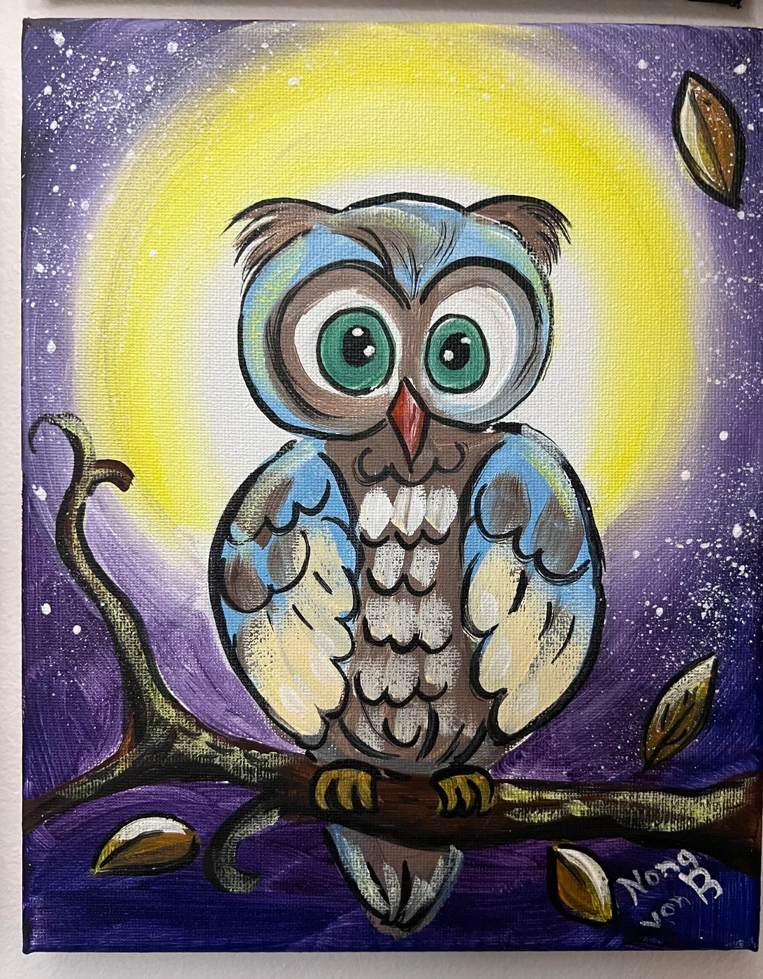 A wise little artist